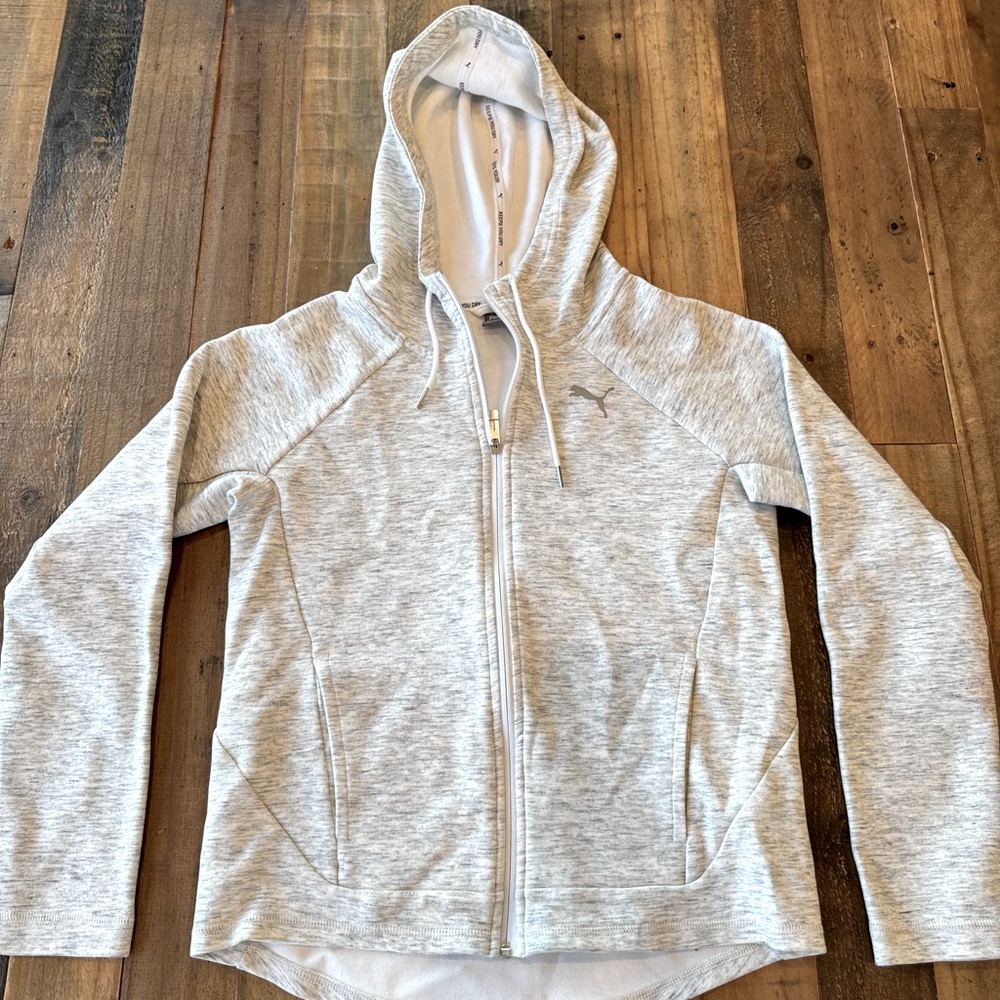 New Women’s Puma grey hoodie- XS